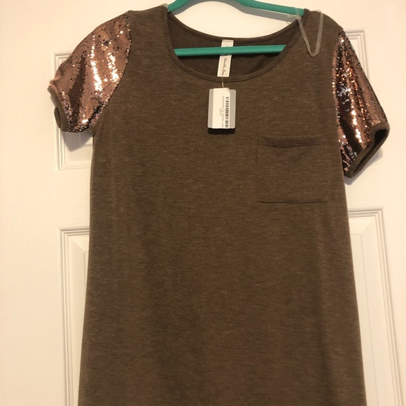 Vanilla Bay Tops - Sequin tunic